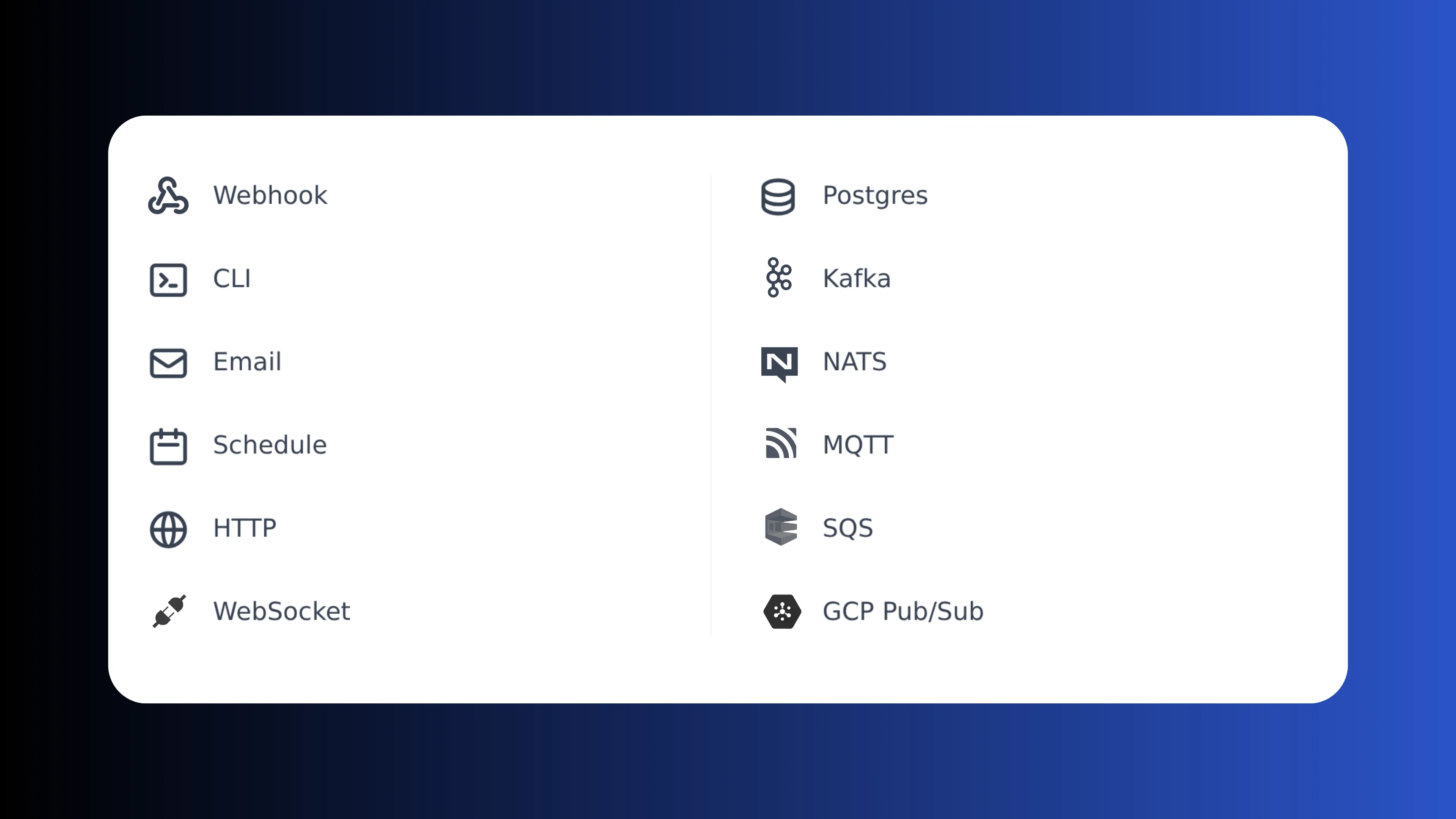 Trigger from anywhere